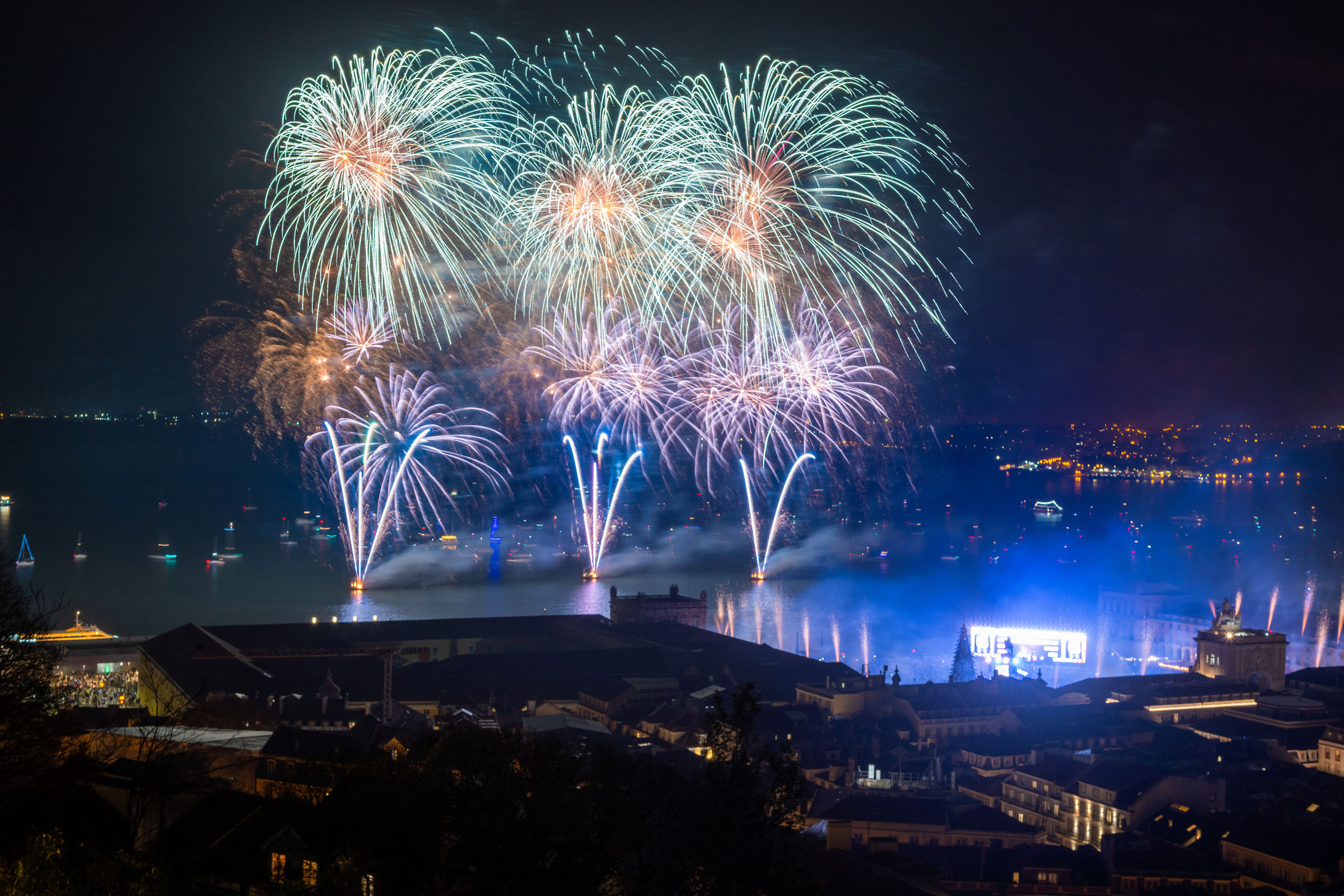 fogo de artifício