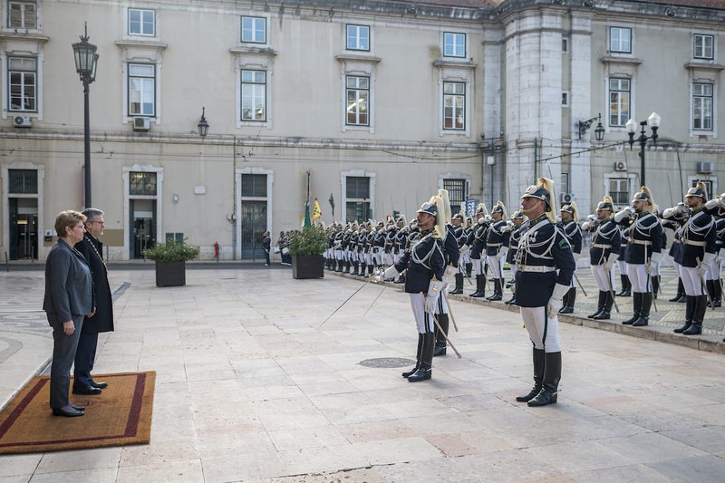 A presidente da Confederação da Suíça, Viola Amherd, foi agraciada com a Chave de Honra da Cidade de Lisboa